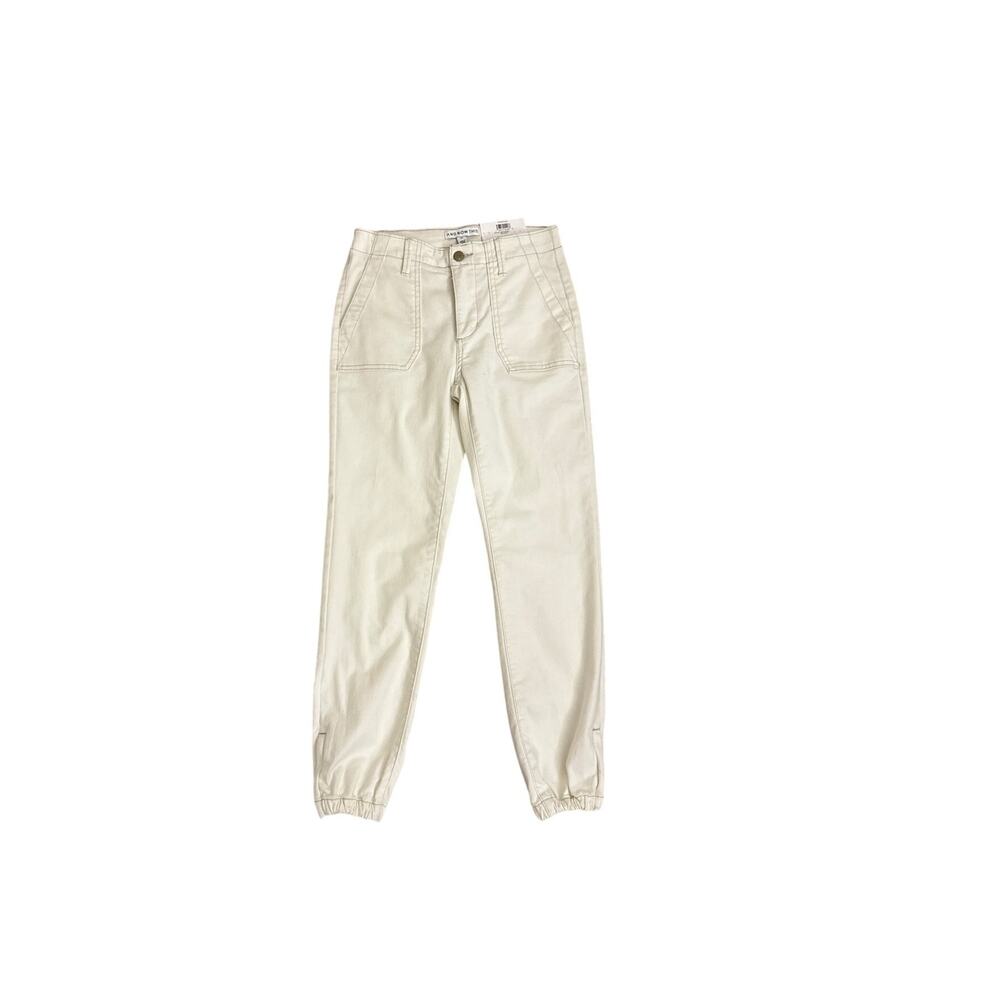 NWT 'And Now This' Utility Denim Off White Jogger Pants Size 25